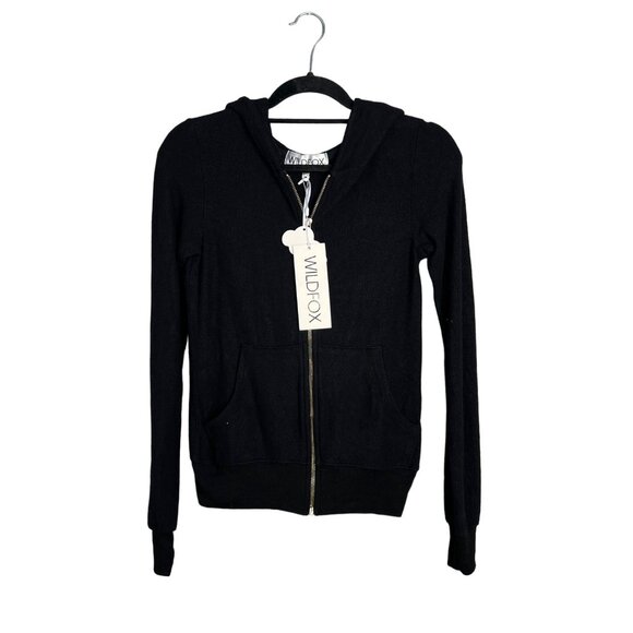 Wildfox Black Zip-Up Hoodie - Picture 3 of 9